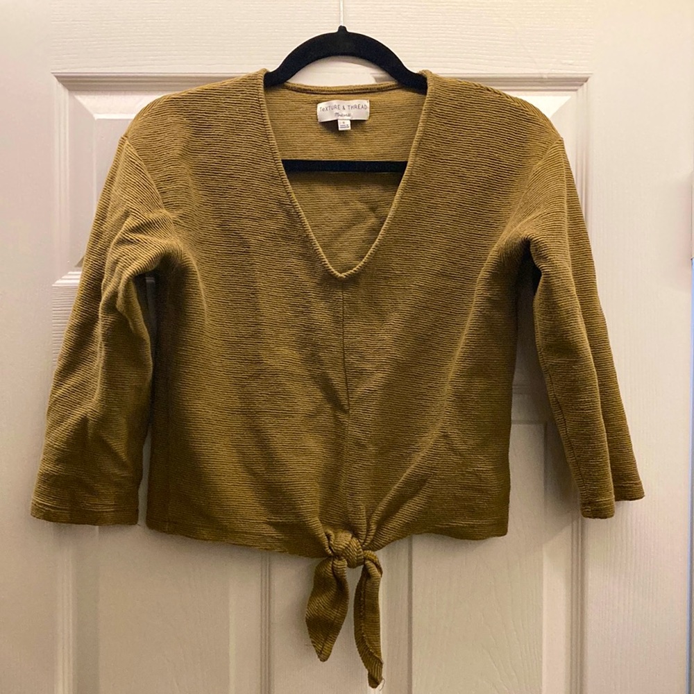 Madewell Texture & Thread | size small | Greenish Brown color